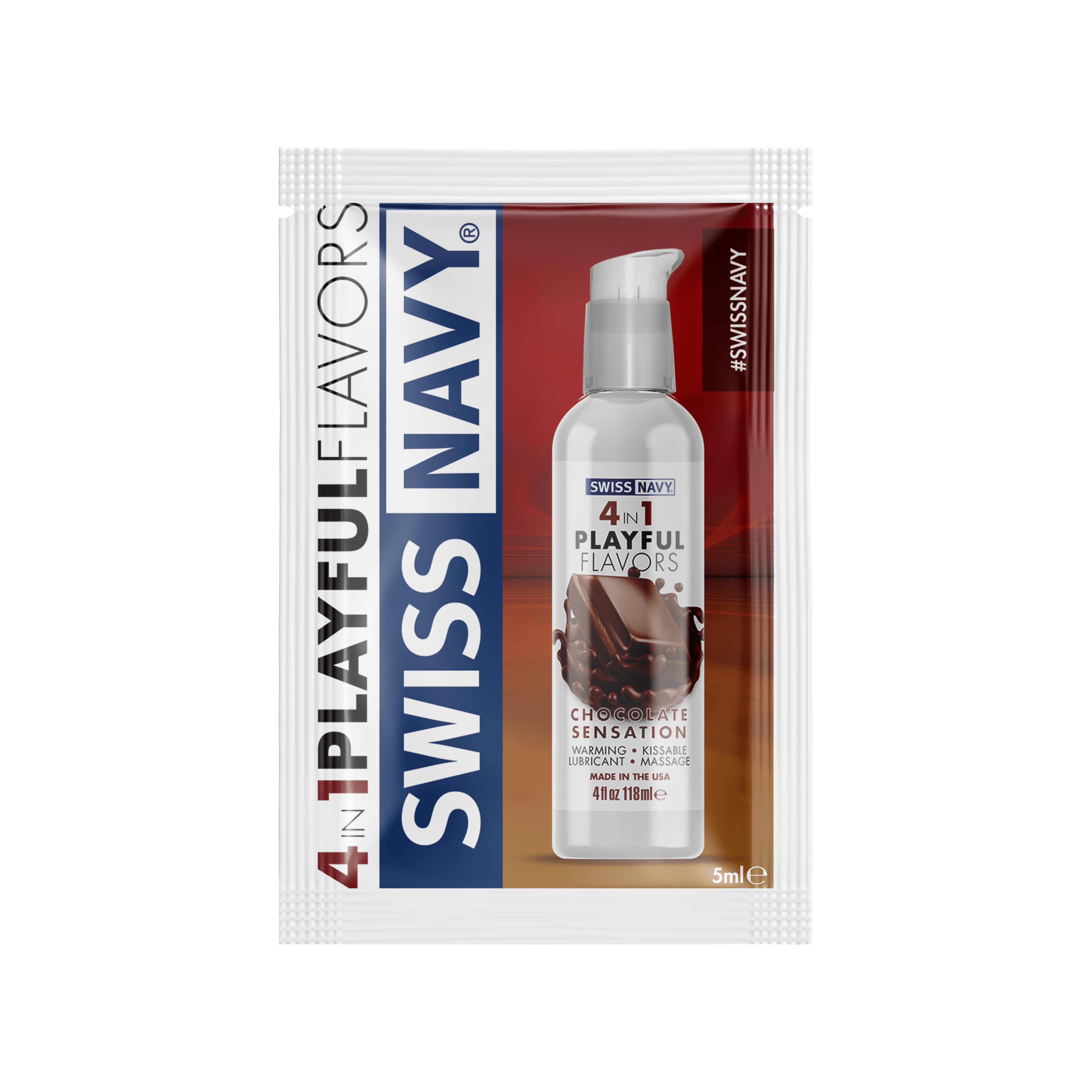 Swiss Navy 4 in 1 Playful Flavors • Edible Water Lubricant