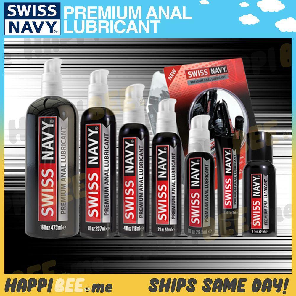 Swiss Navy Premium Anal Lubricant • Desensitizer Silicone Lubricant