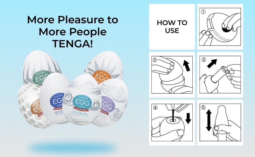 TENGA Egg (Hard Boiled) • 360° Textured Stroker