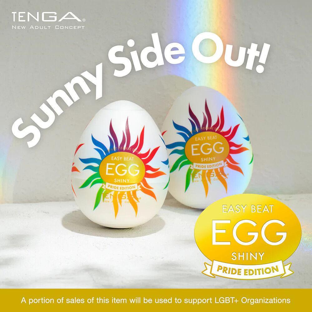 TENGA Egg Shiny (Pride Edition) • 360° Textured Stroker