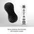 TENGA Flex • Textured + Suction Stroker