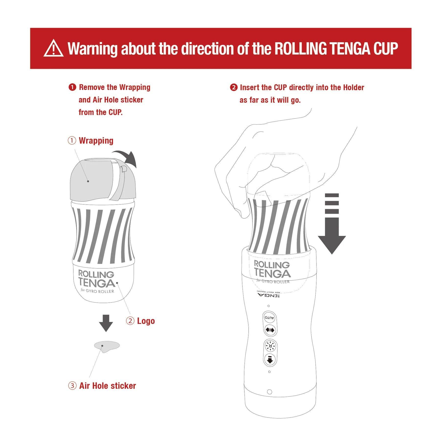 TENGA Vacuum Gyro • Rolling Suction Cup