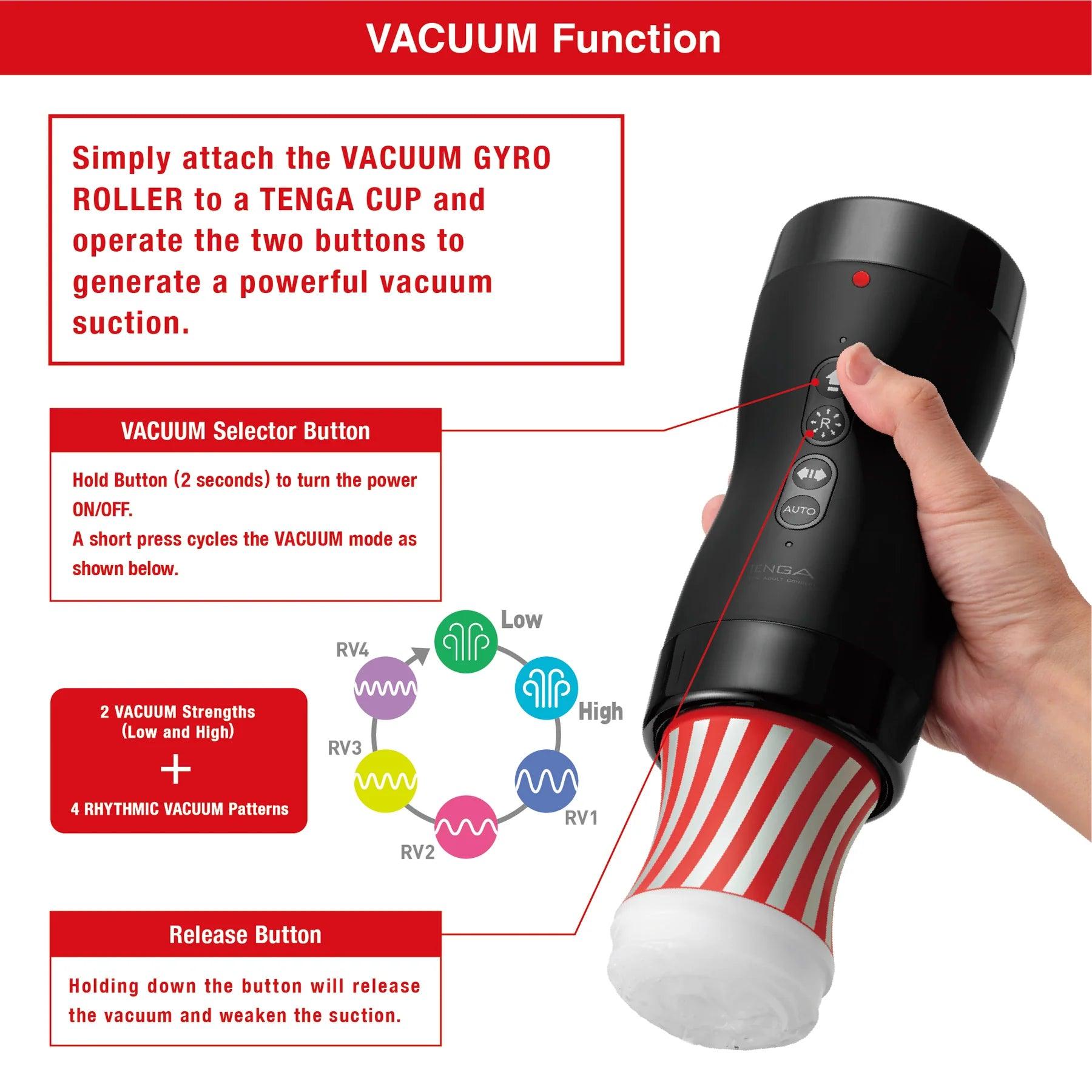 TENGA Vacuum Gyro • Rolling Suction Cup