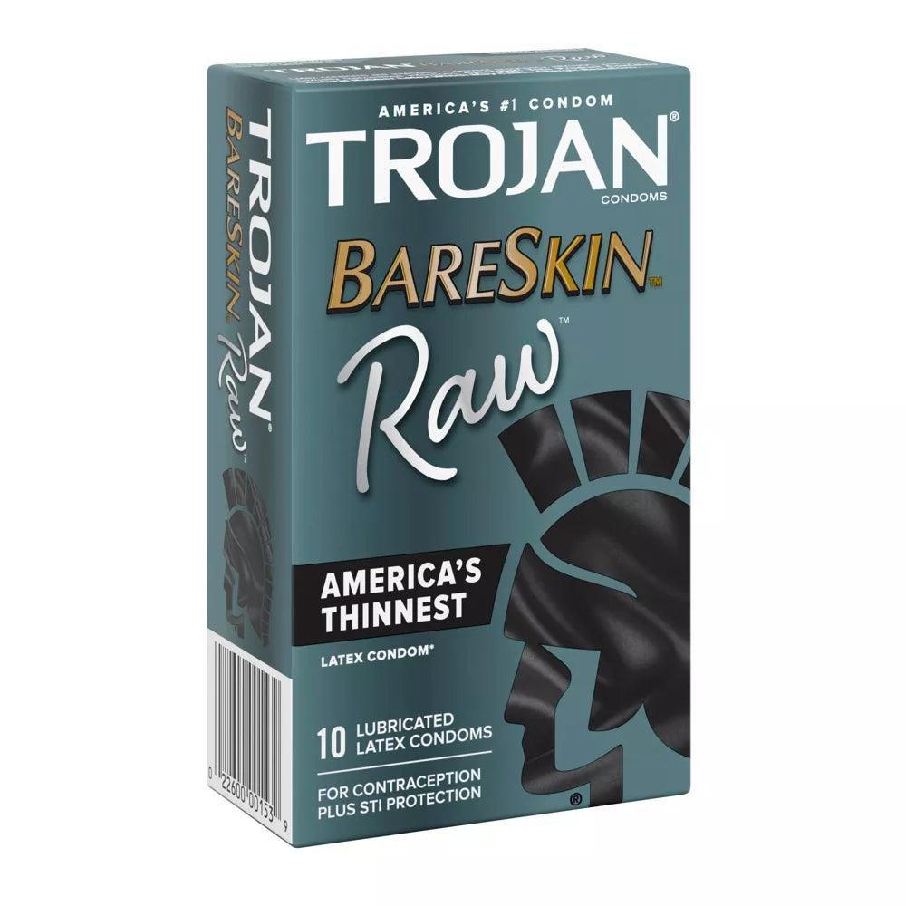 Trojan Bareskin Raw (Ultra Thin) • Latex Condom