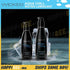 Wicked Aqua Chill 2 oz and 4 oz bottles with ice in a Happibee promotional graphic
