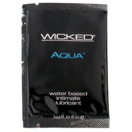 Wicked Aqua Water Lubricant sample packet