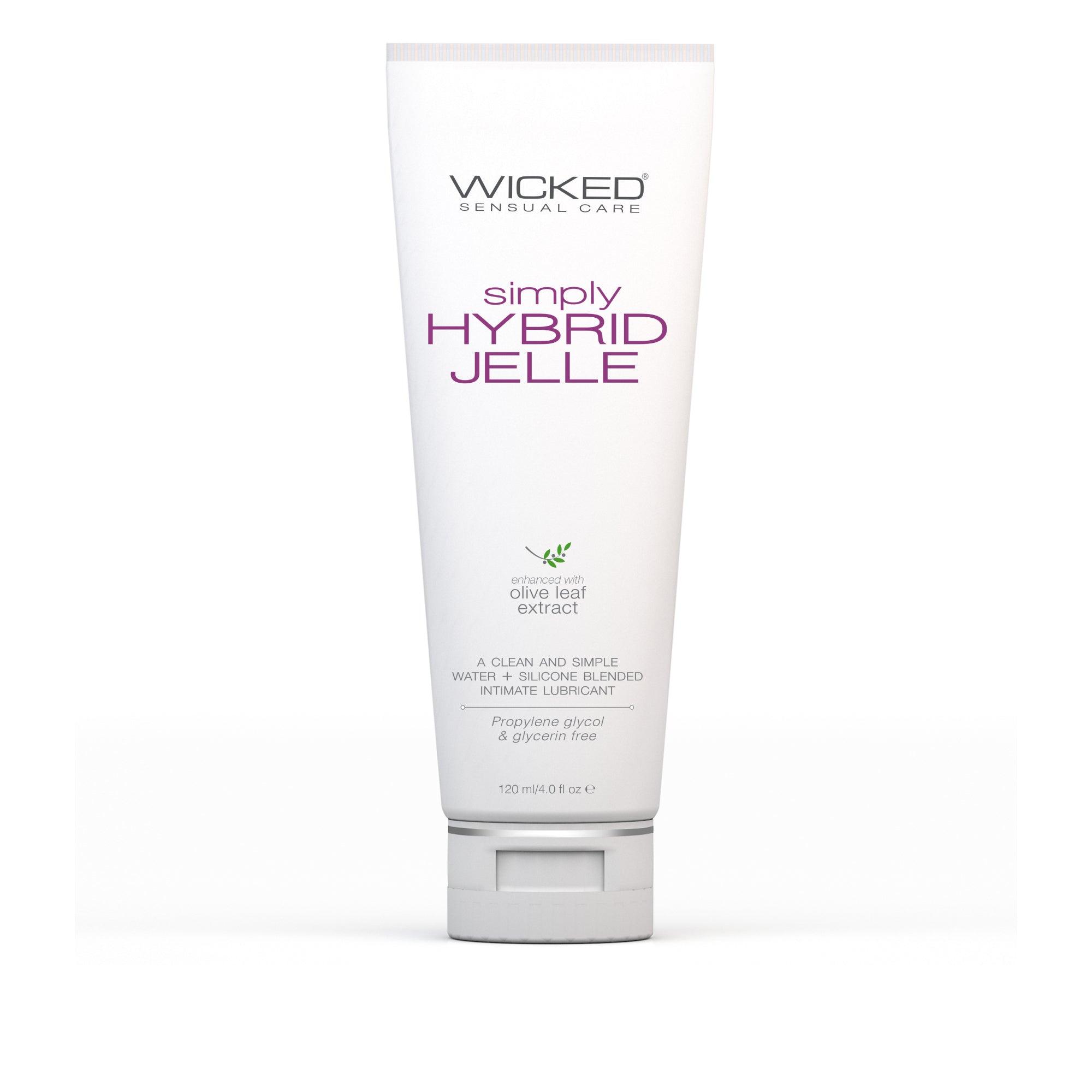 Wicked Simply Hybrid Jelle • (Water + Silicone) Lubricant