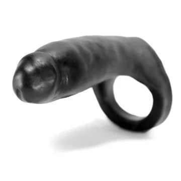 PENETRATOR silicone attachment showing its curved body and integrated ring base.