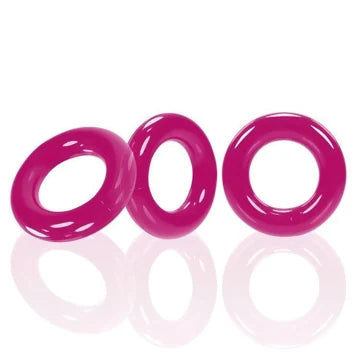 WILLY RINGS product arrangement showing the separate rings.